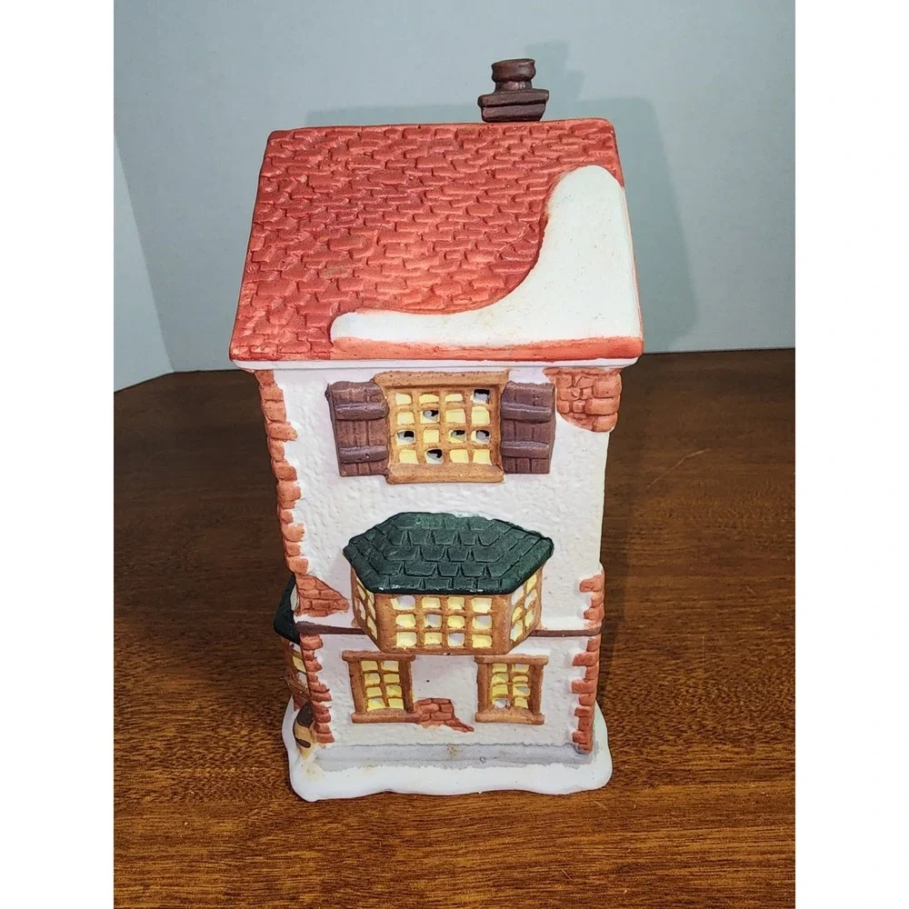 Dickensville‎ Porcelain Lighted House Italian Restaurant 7.75